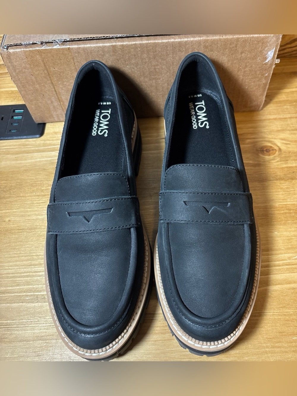 TOMS Women’s Cara Loafer, Black, Size (8.5); Excellent Condition EUC - Picture 5 of 8
